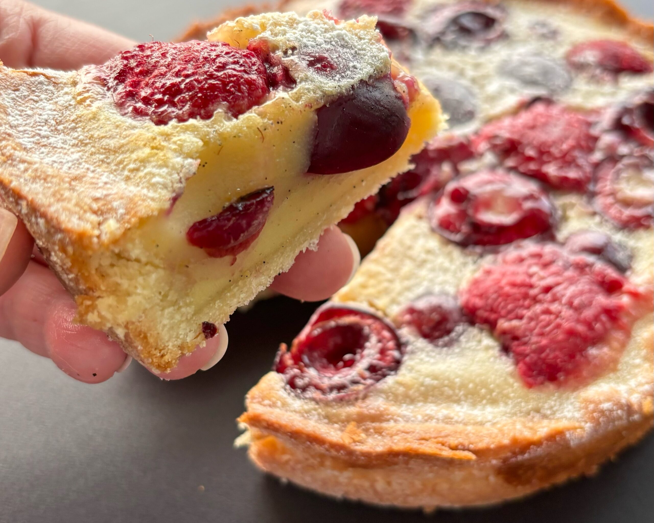 Clafoutis de frutos rojos